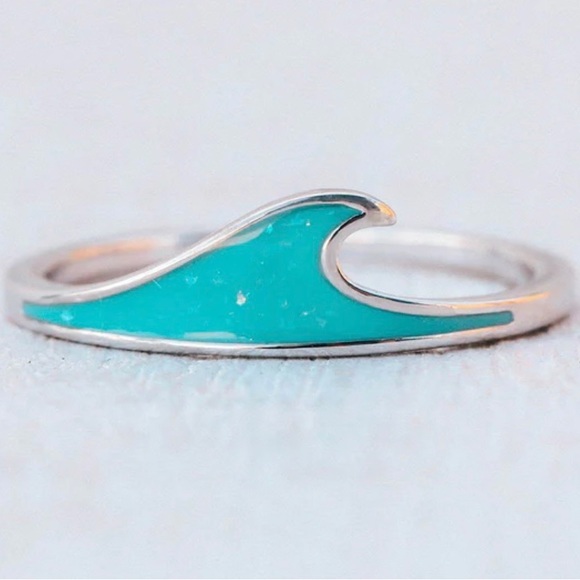 🆕 Pura Vida Wave Stacking Ring NWT - Picture 3 of 8